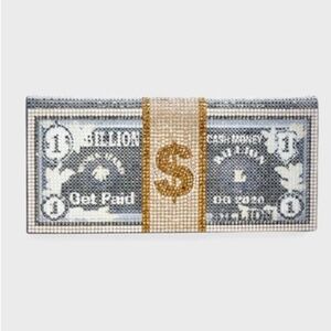 Judith Leiber Couture Billions Envelope Crystal Clutch Bag